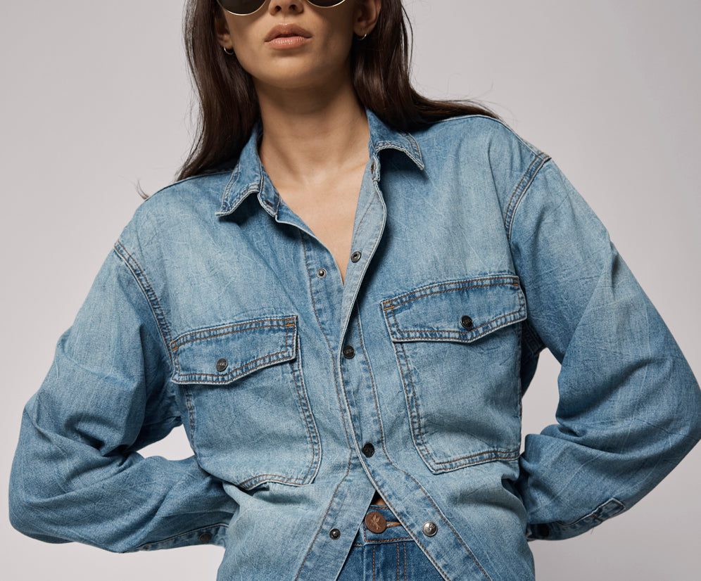 Essential Denim Shirt - Blue Crush
