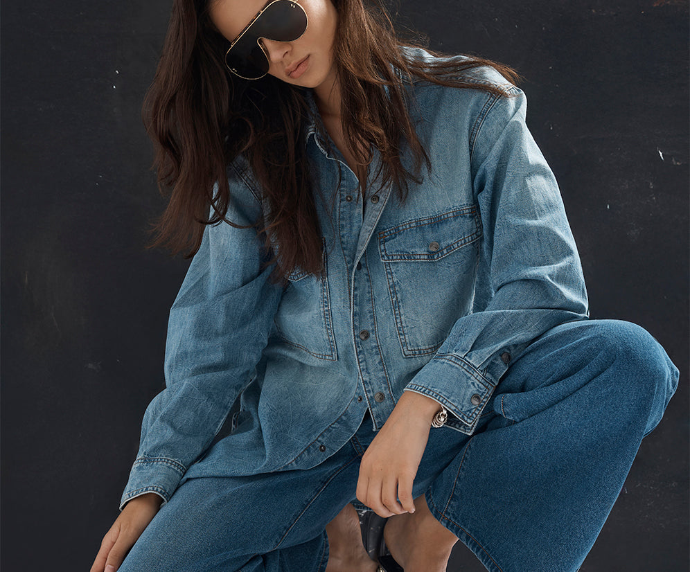 Essential Denim Shirt - Blue Crush
