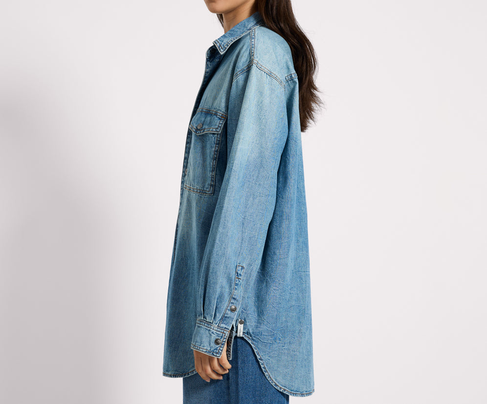 Essential Denim Shirt - Blue Crush