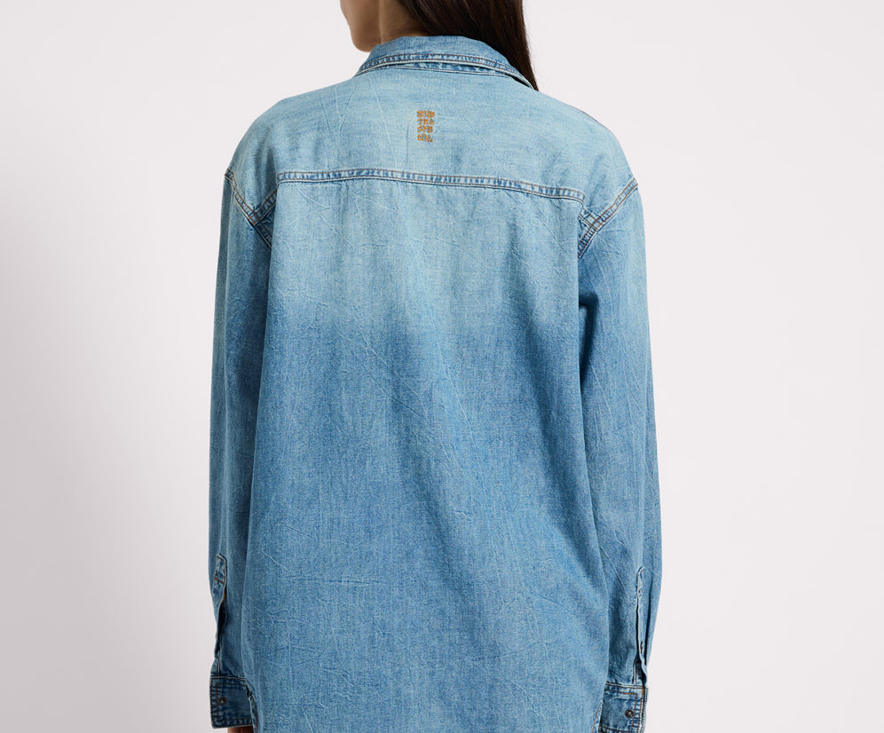 Essential Denim Shirt - Blue Crush