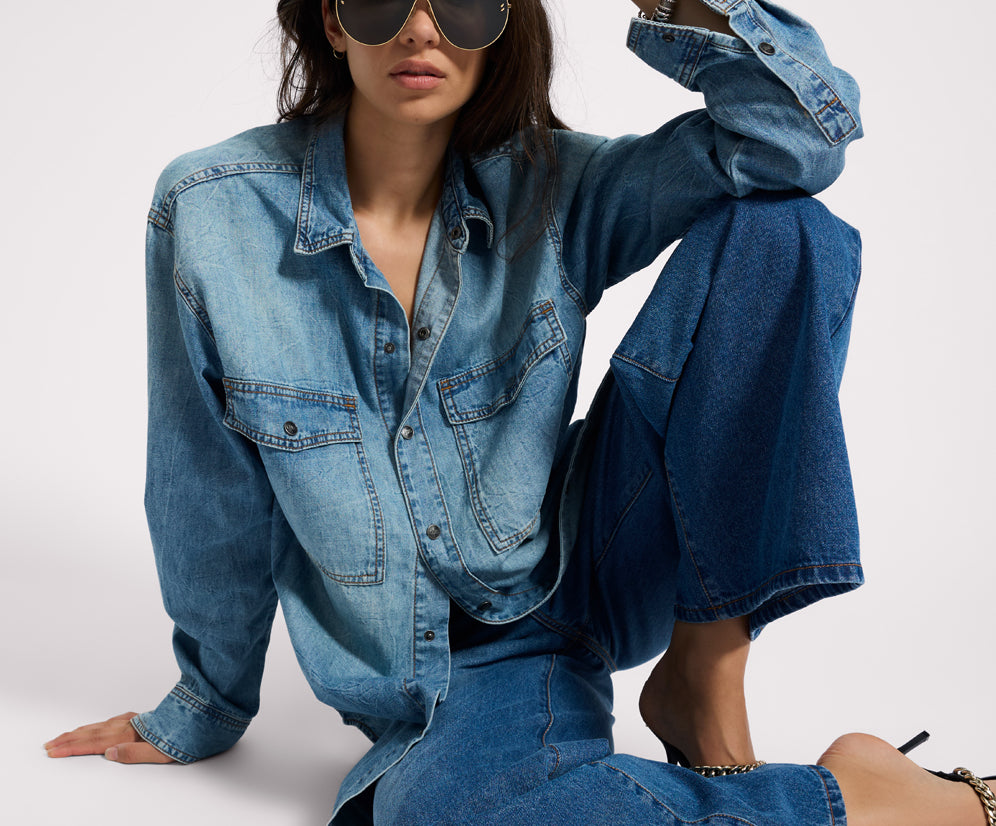 Essential Denim Shirt - Blue Crush