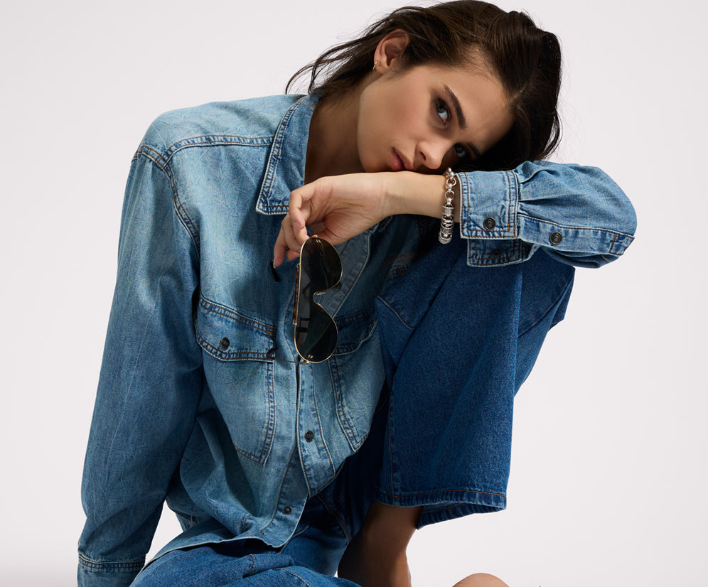 Essential Denim Shirt - Blue Crush