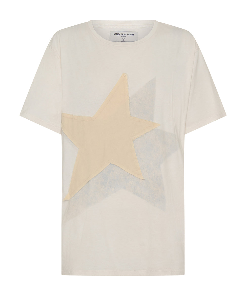 Products Shadow Star Boyfriend Tee - Cream