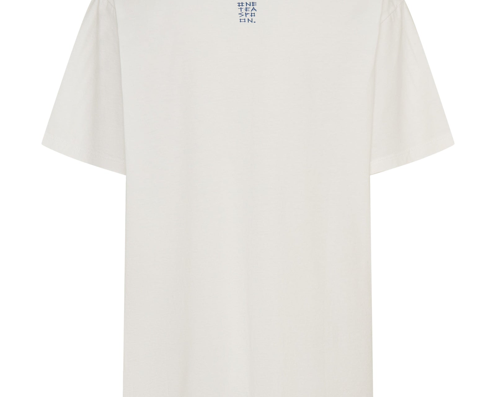 Blue Jean Baby Boyfriend Tee - White