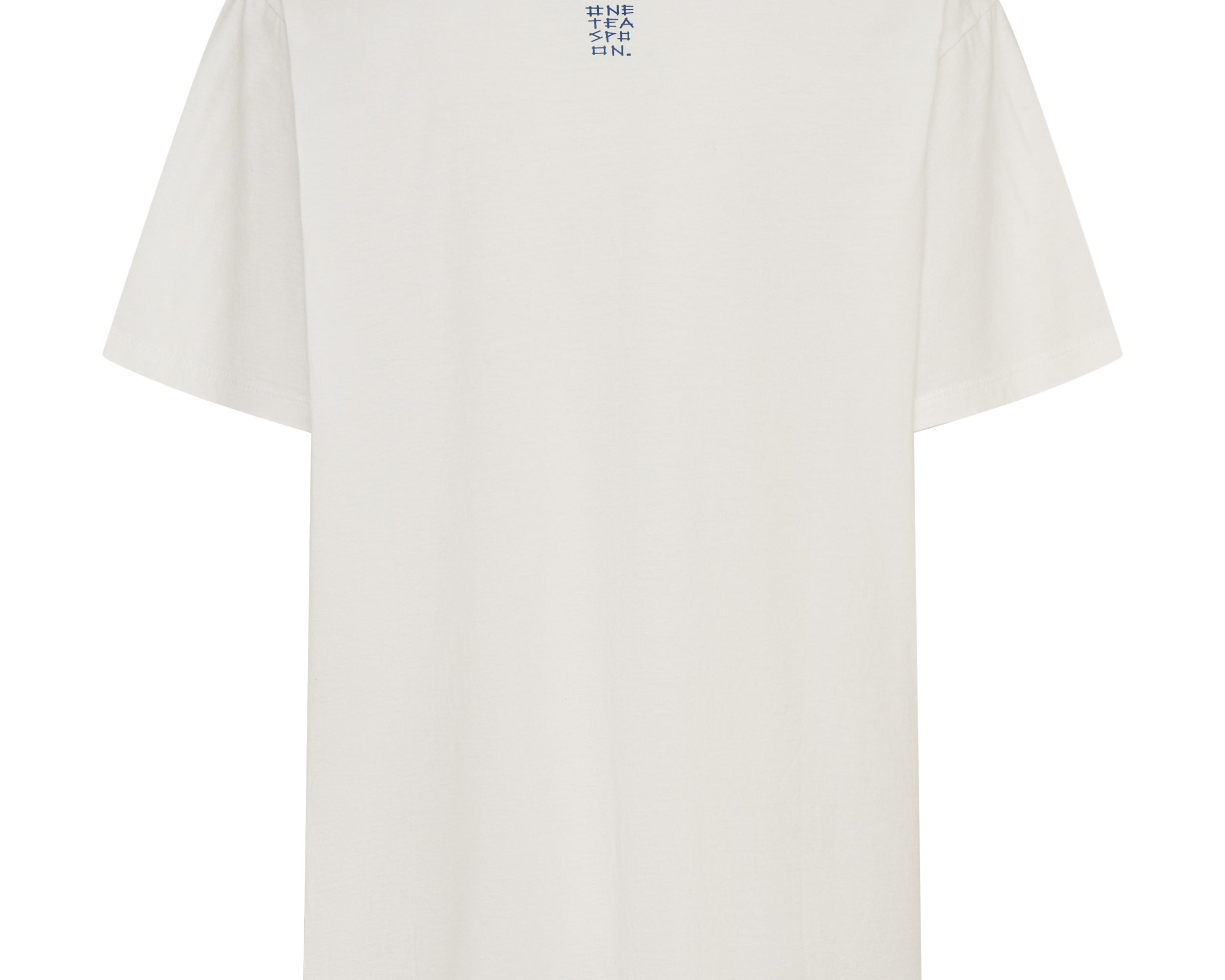 Blue Jean Baby Boyfriend Tee - White