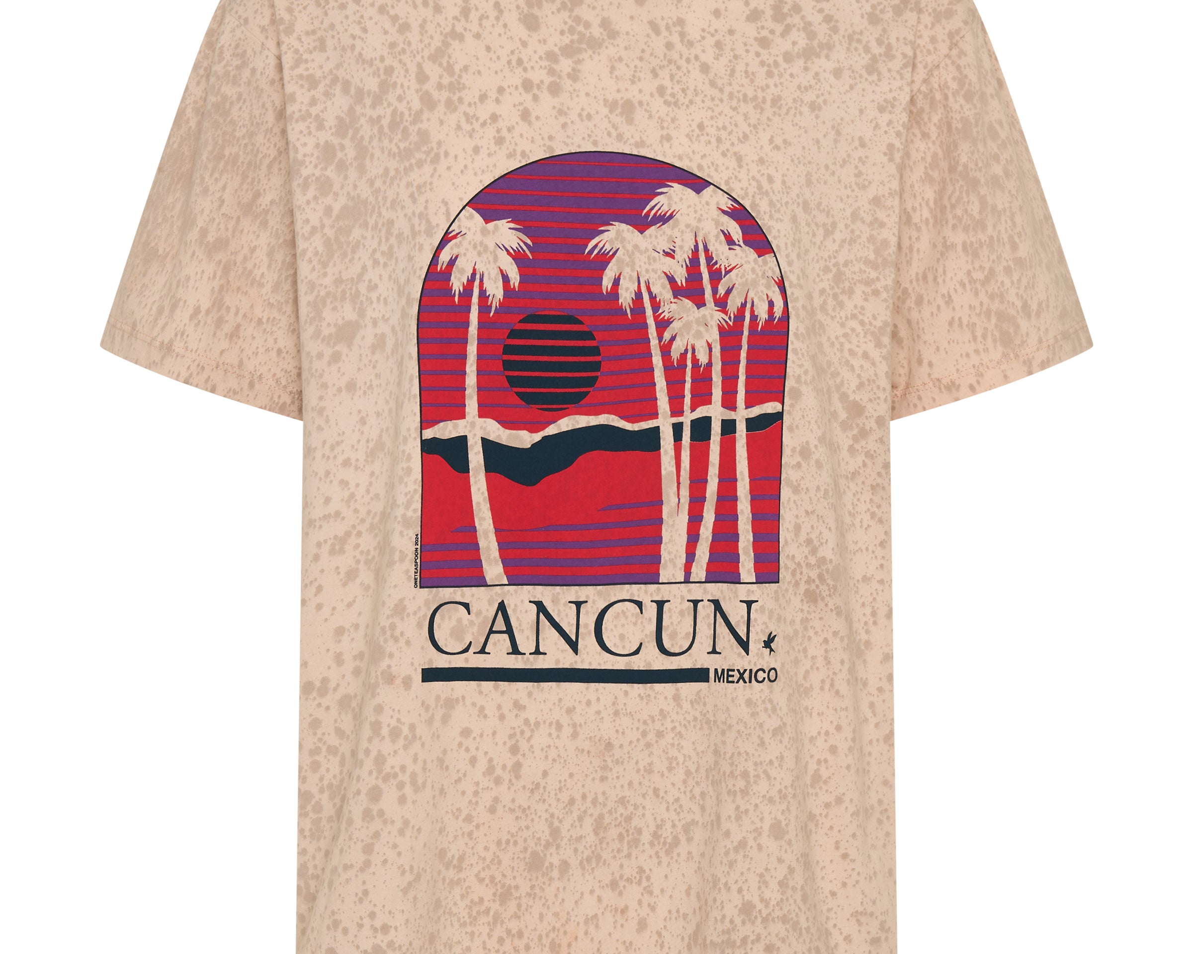 Cancun Boyfriend Tee - Stone