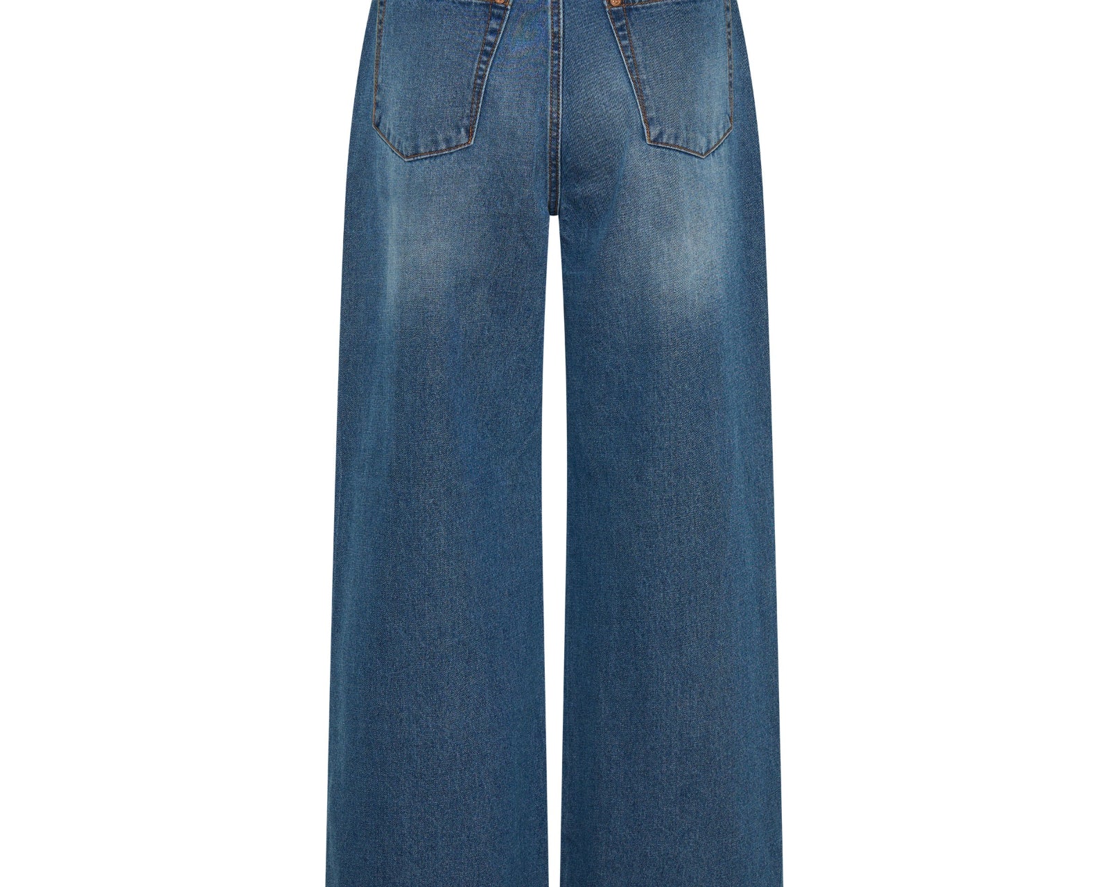Love Machines High Waist Super Wide Leg Denim Jeans - Pacifica