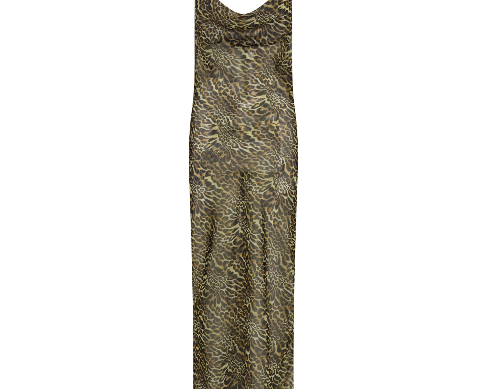 Jagger Maxi Slip Dress - Leopard Print