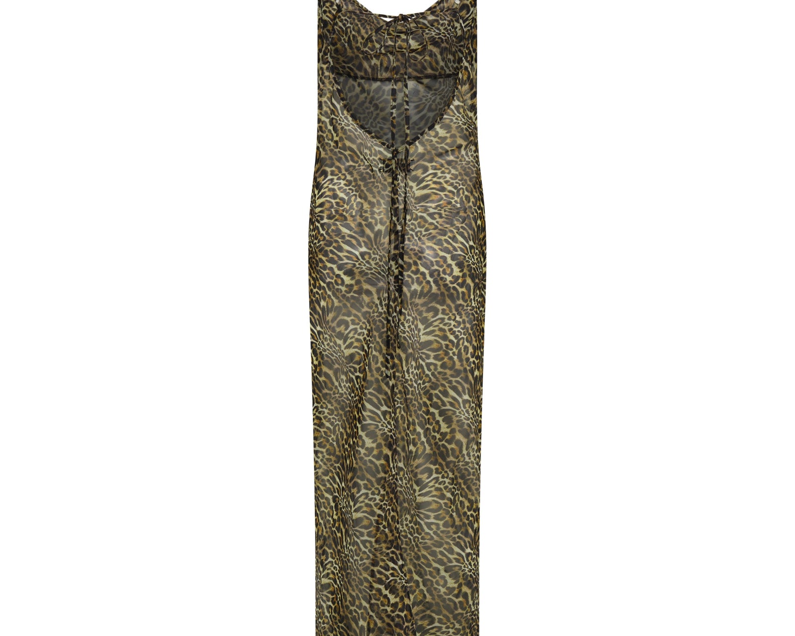 Jagger Maxi Slip Dress - Leopard Print