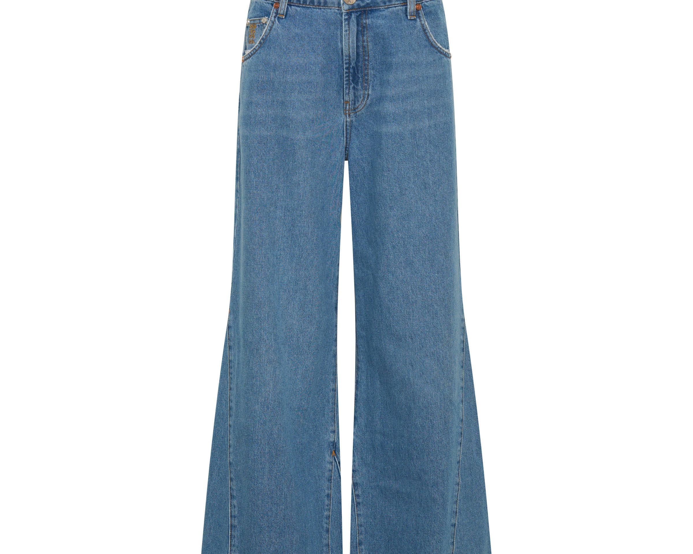 Cruisers Mid Waist Bootcut Flare Denim Jeans - New Blue