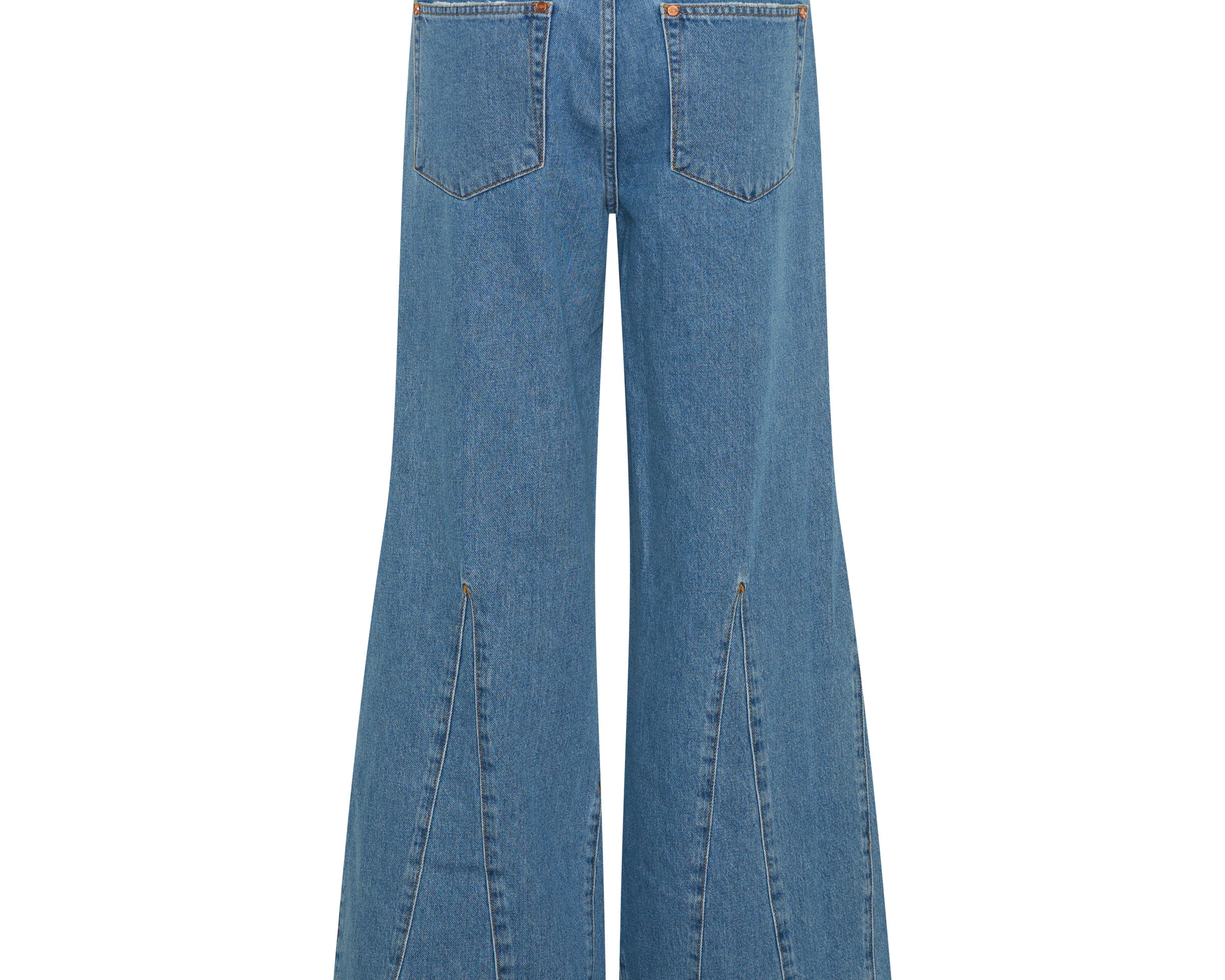 Cruisers Mid Waist Bootcut Flare Denim Jeans - New Blue