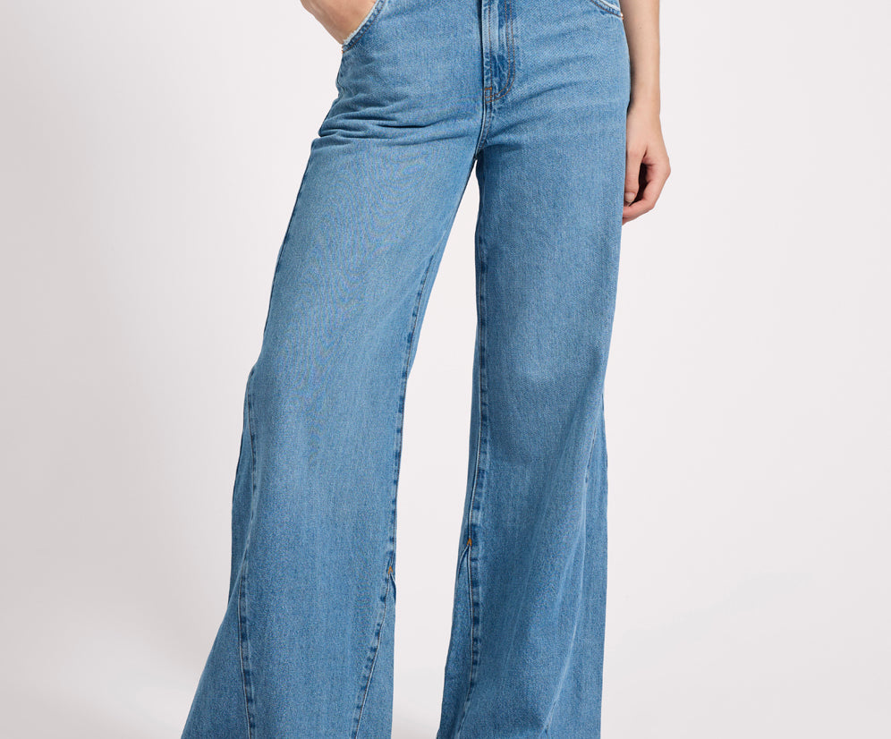 Cruisers Mid Waist Bootcut Flare Denim Jeans - New Blue