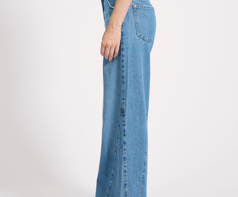 Cruisers Mid Waist Bootcut Flare Denim Jeans - New Blue