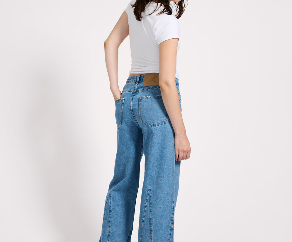 Cruisers Mid Waist Bootcut Flare Denim Jeans - New Blue