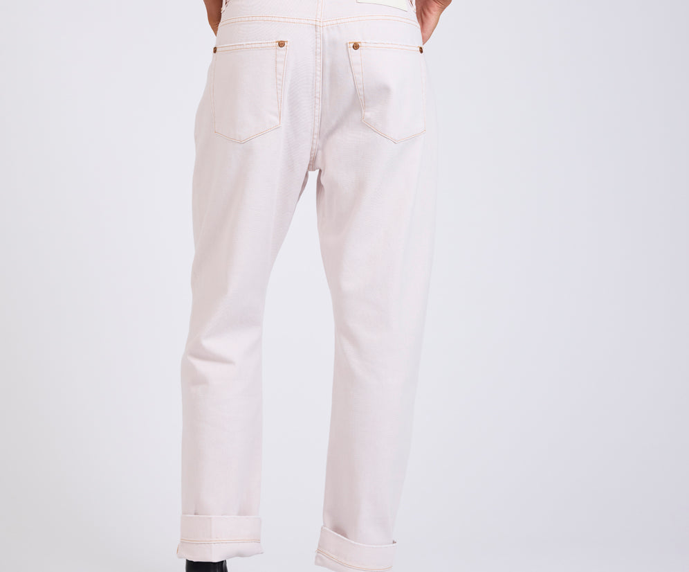 Bandits Low Waist Boyfriend Denim Jeans - Pink Tint