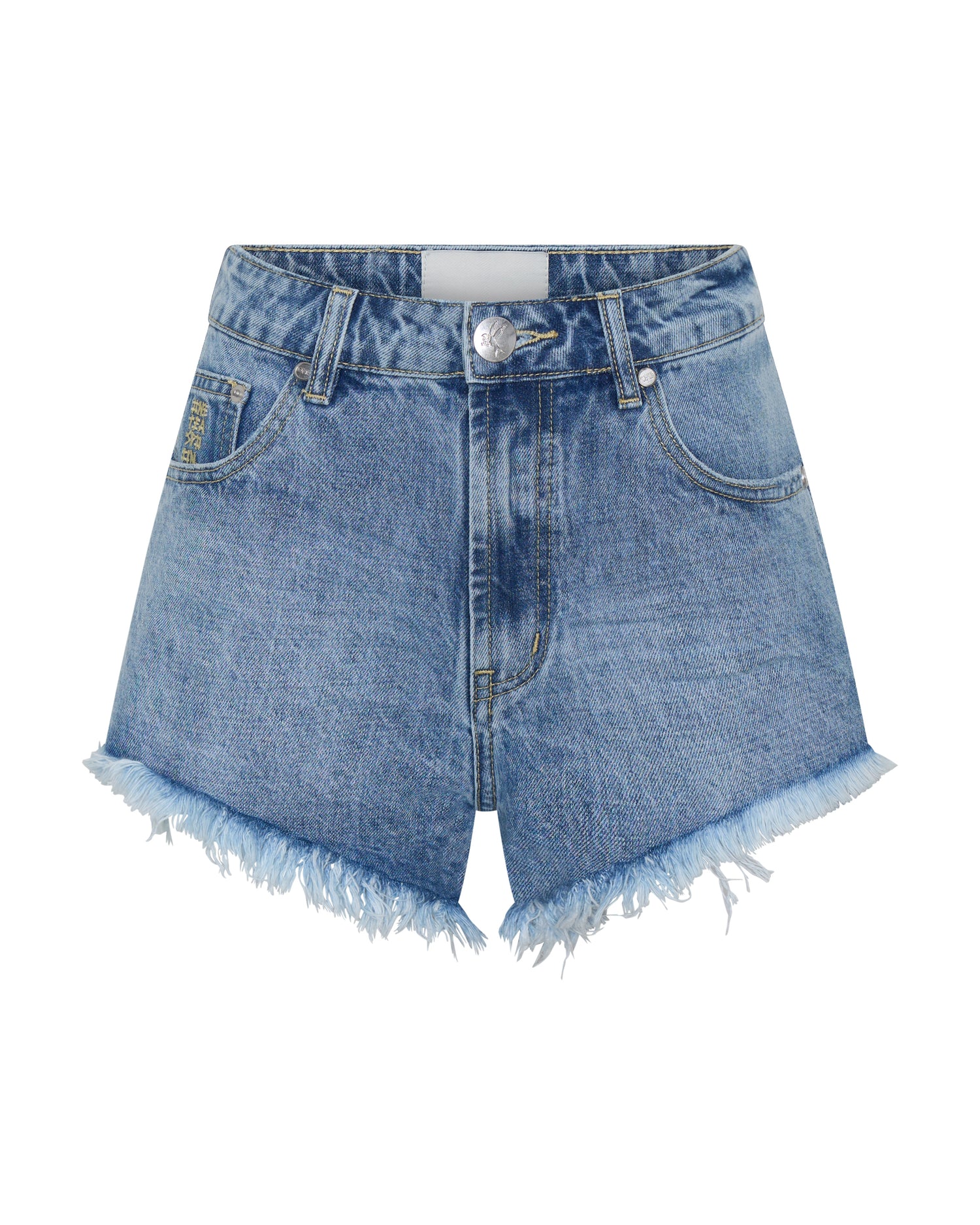 Products Renegades High Waist Denim Shorts - Pretty Blue