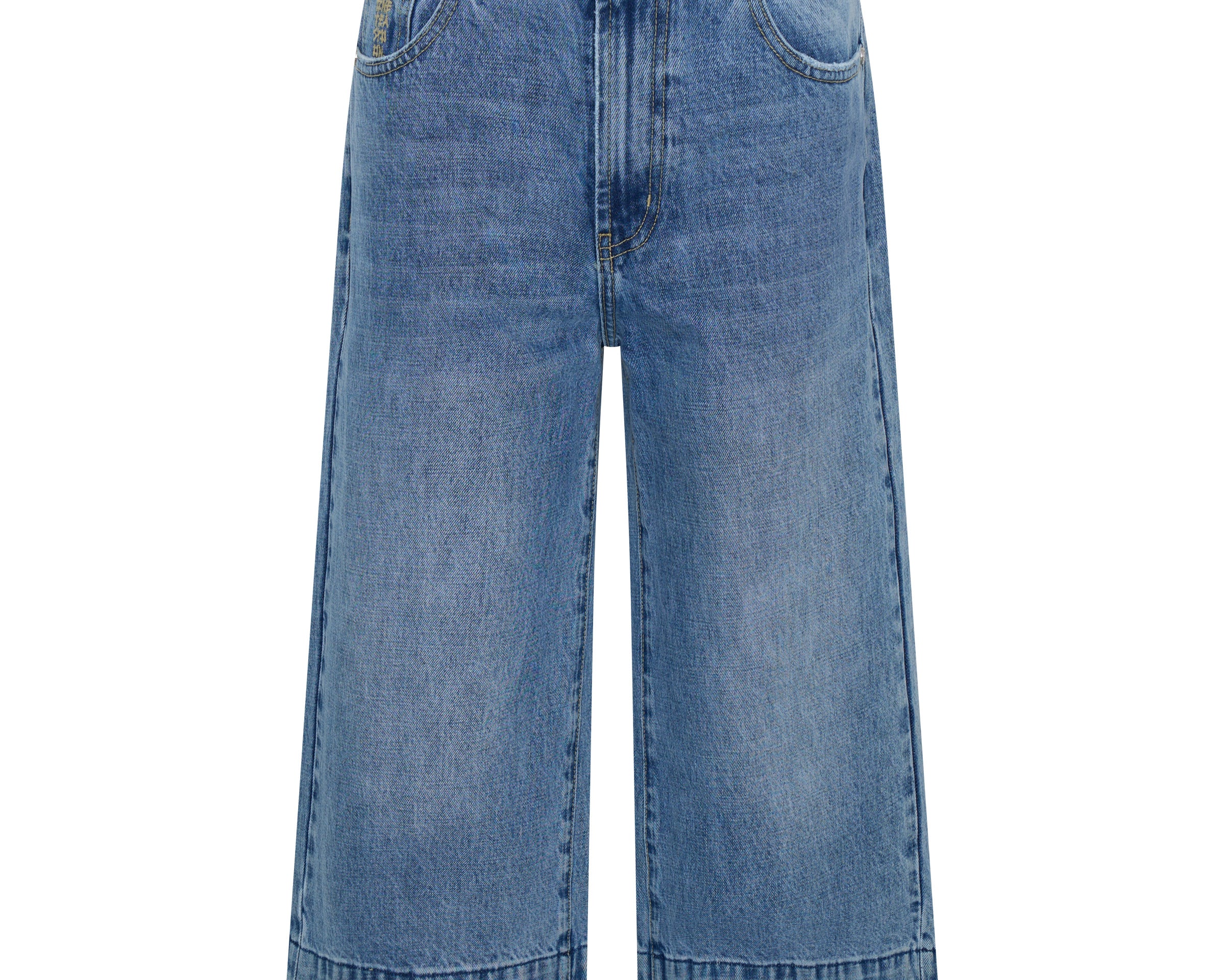 720'S Mid Waist Long Length Shorts - Pretty Blue