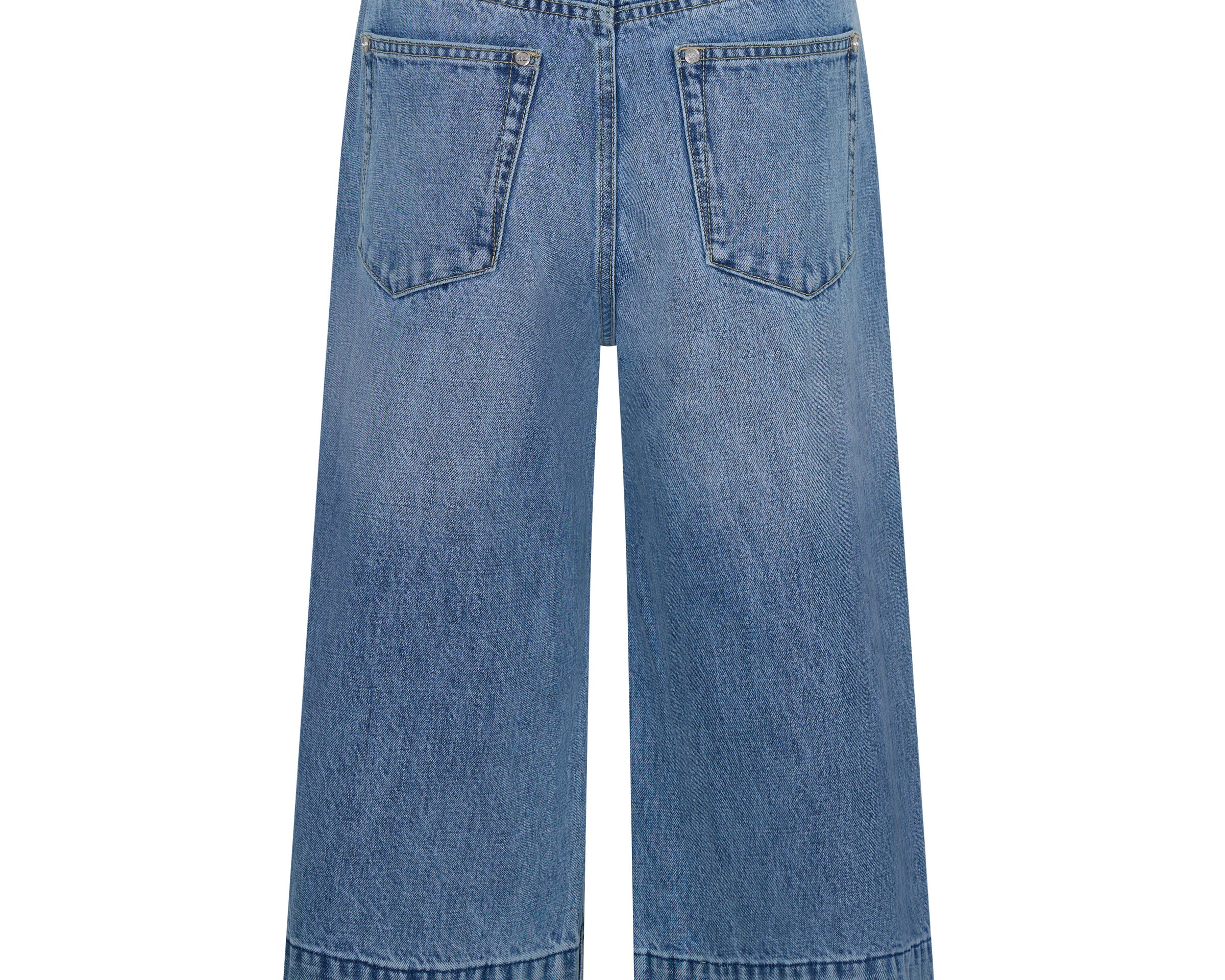 720'S Mid Waist Long Length Shorts - Pretty Blue