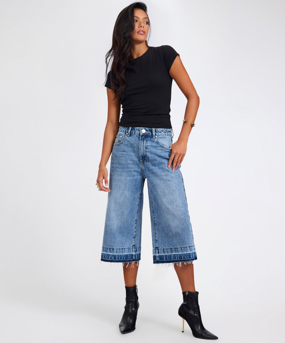 Products 720'S Mid Waist Long Length Shorts - Pretty Blue