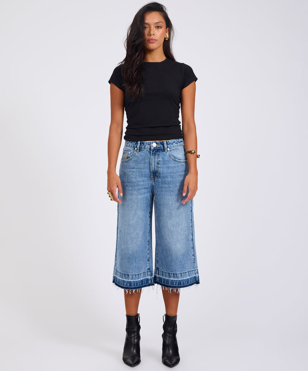 Products 720'S Mid Waist Long Length Shorts - Pretty Blue