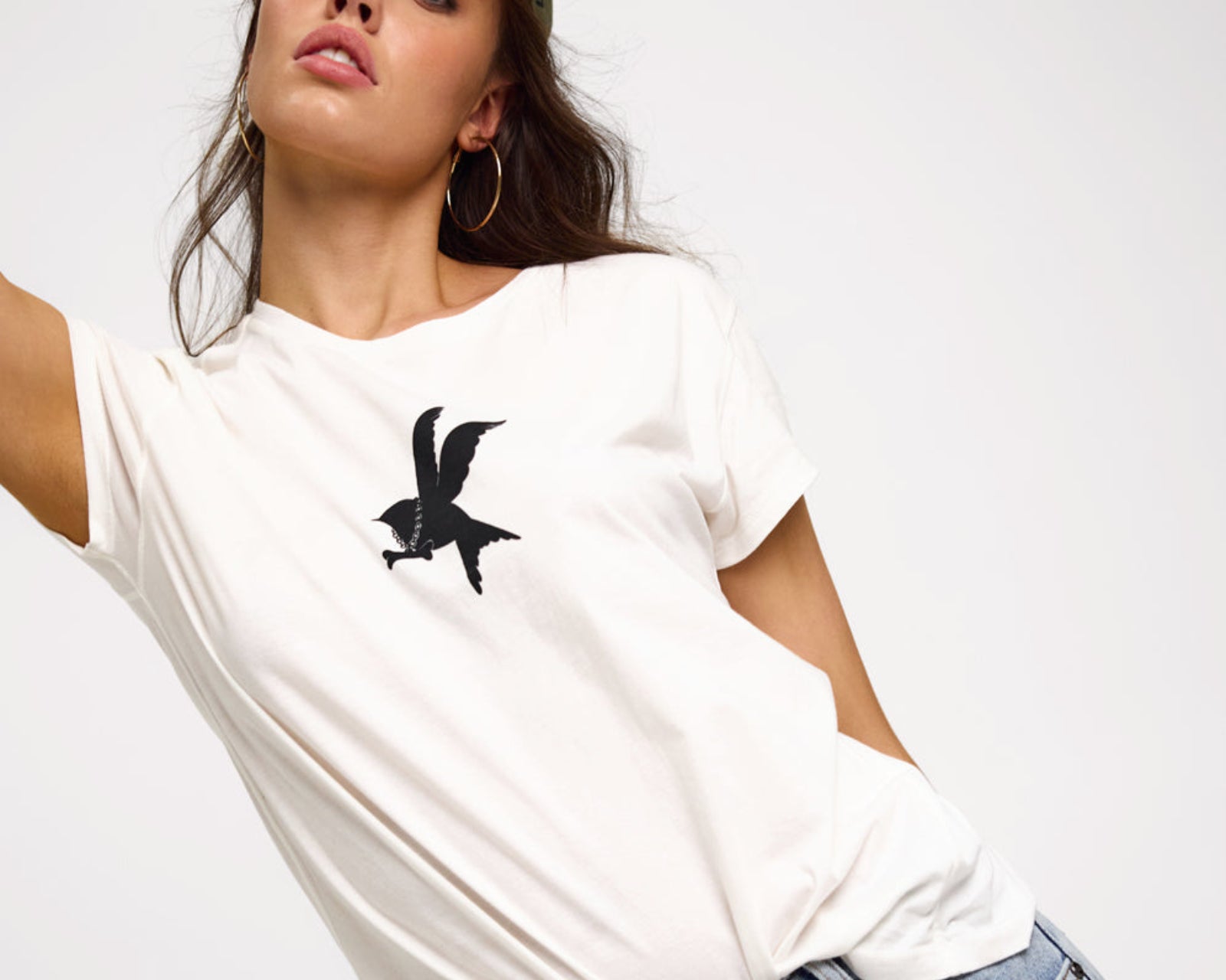 Austins Mid Waist Relaxed Straight Leg Jeans - Misty Blue