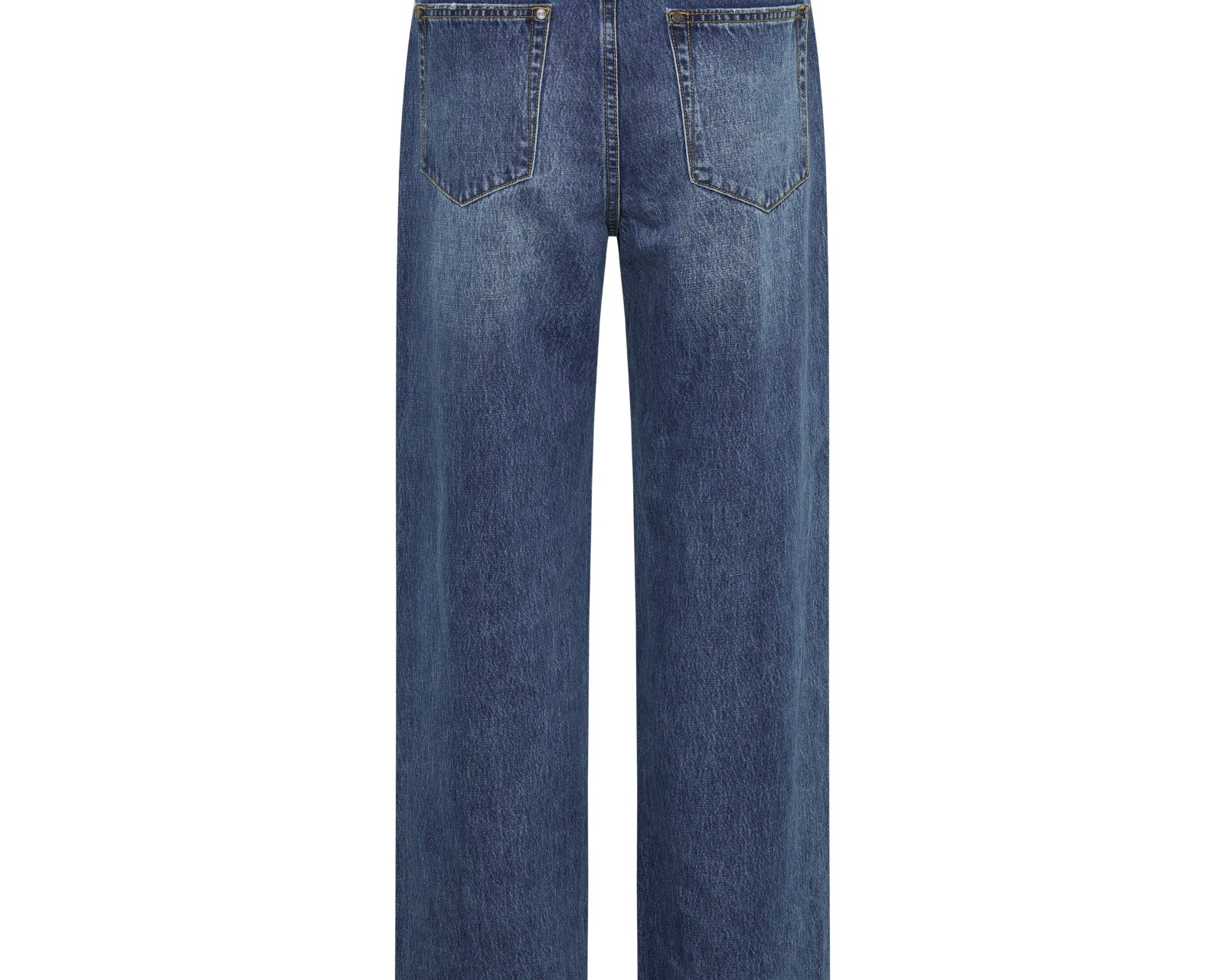 Baxters Mid Waist Wide Leg Denim Jeans - Blue Love
