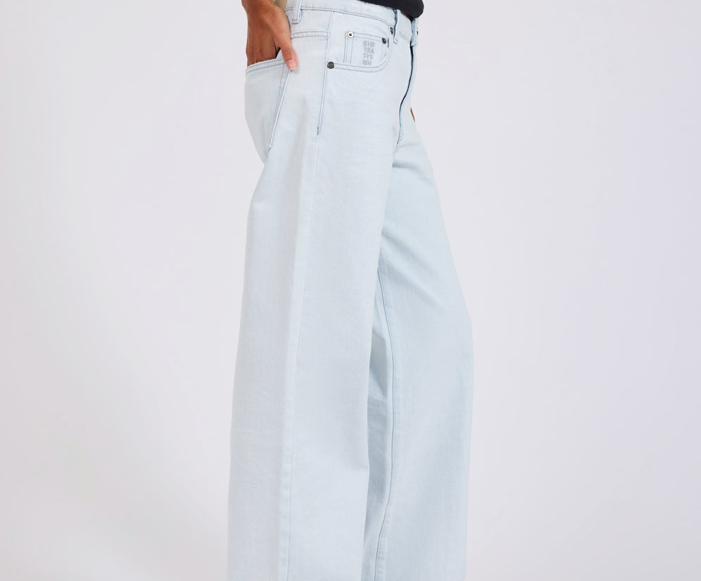Low Riders Low Waist Wide Leg Denim Jeans - Xanthe