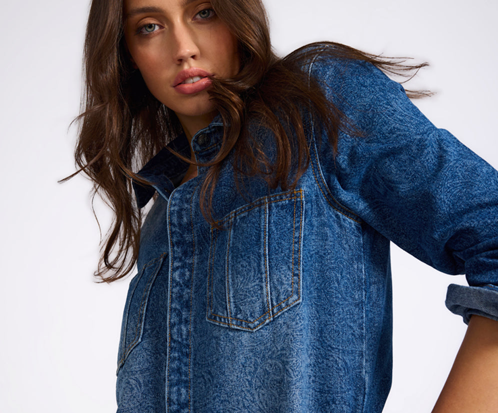 Prophecy Jumpsuit - Blue Paisley