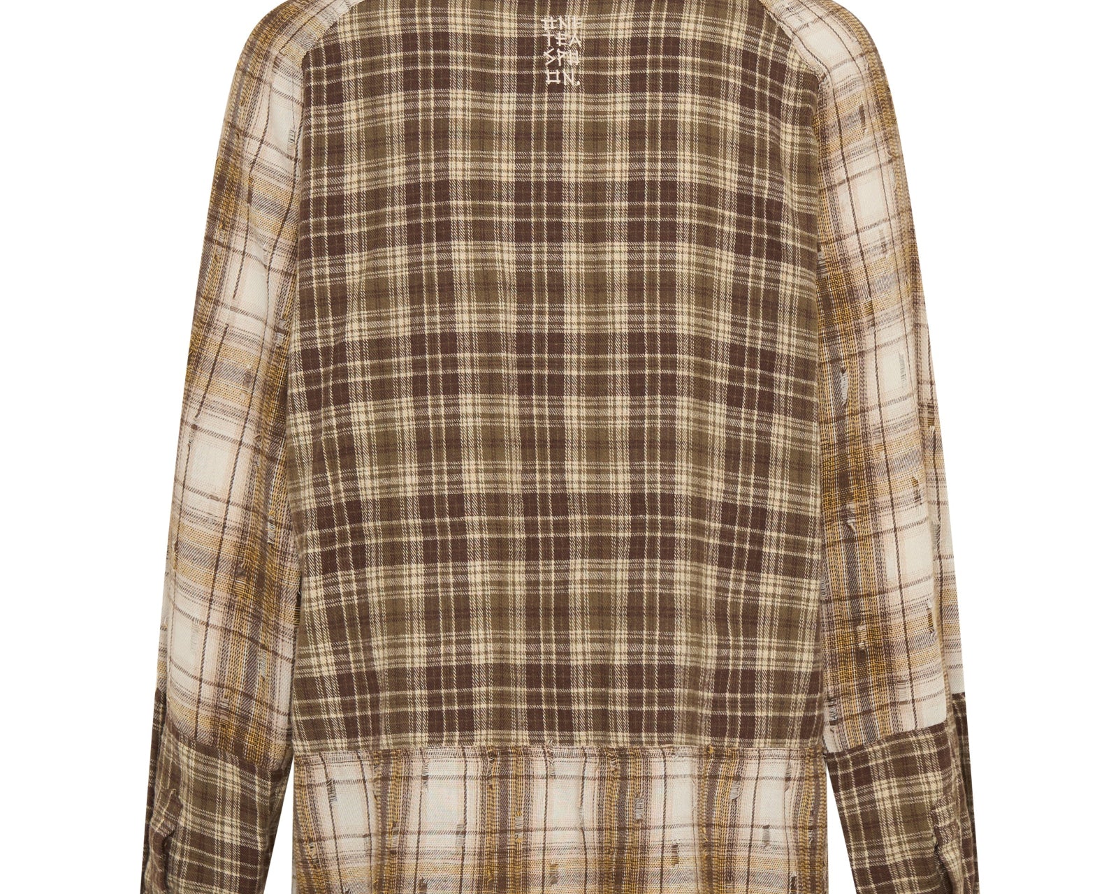 Rodeo Rust Patchwork Flannel Shirt - Brown