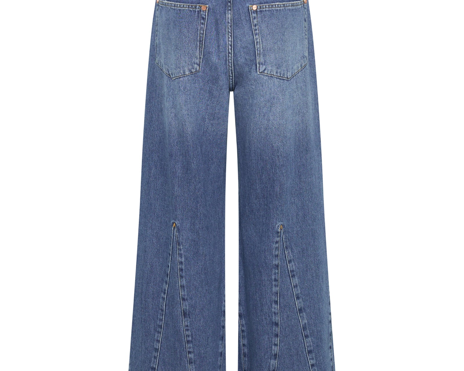 Cruisers Mid Waist Bootcut Flare Denim Jeans - Bright Blue