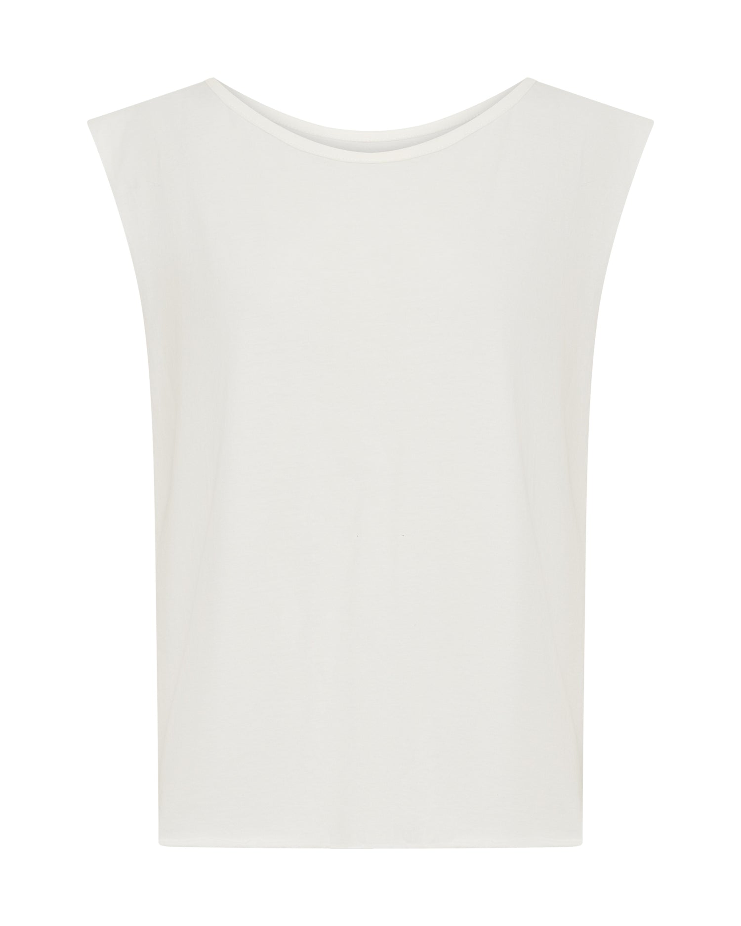 Plain White Vintage Tank - White