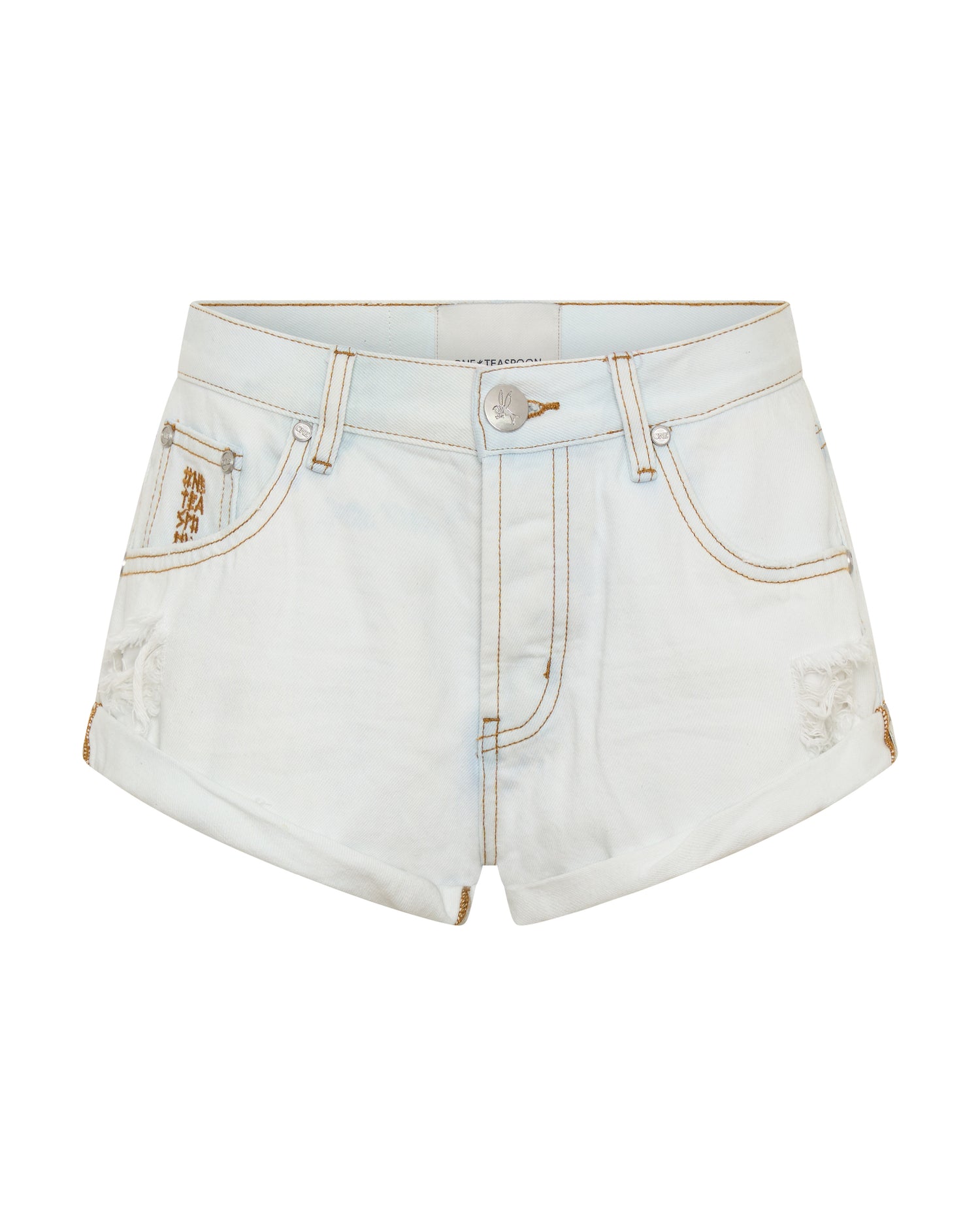 Bandits Low Waist Denim Shorts - Arctic Blue