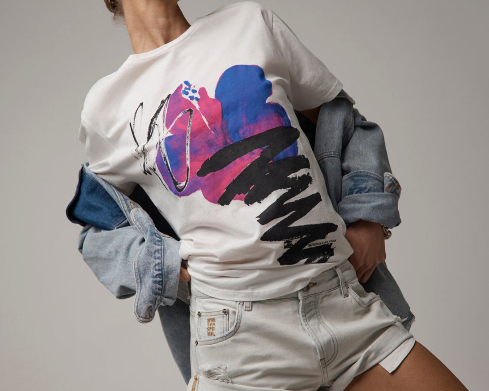 Art Boyfriend Tee - White
