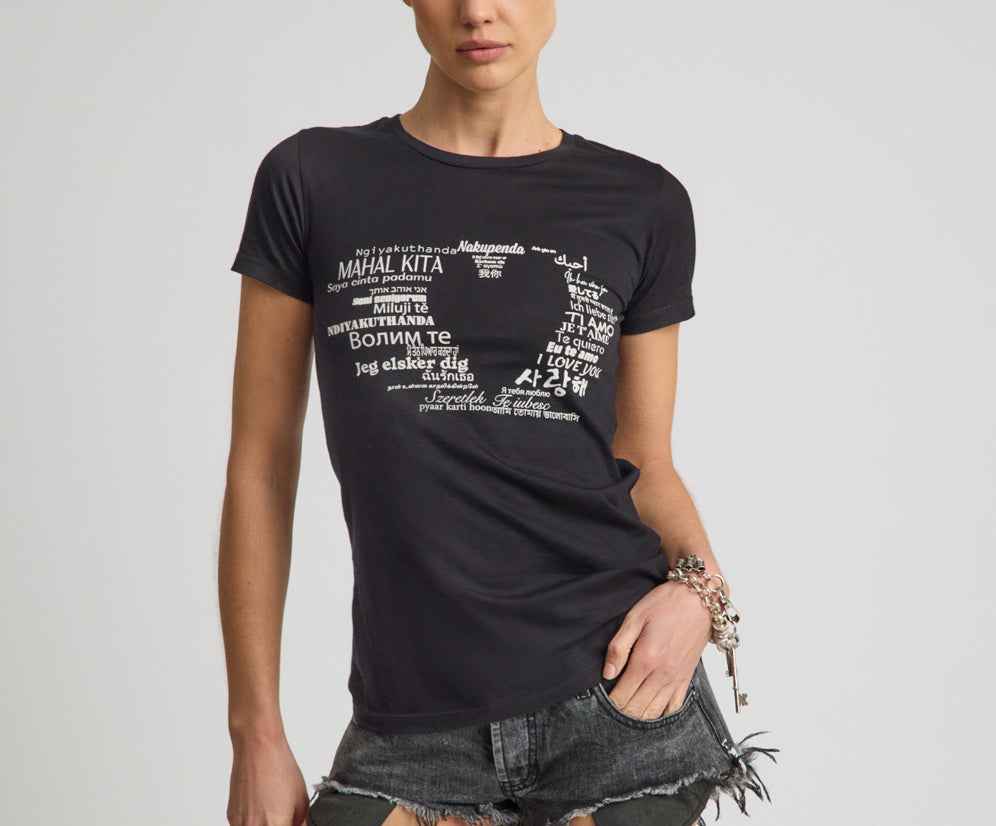 Micro Dukes Low Waist Mini Denim Shorts - Washed Black