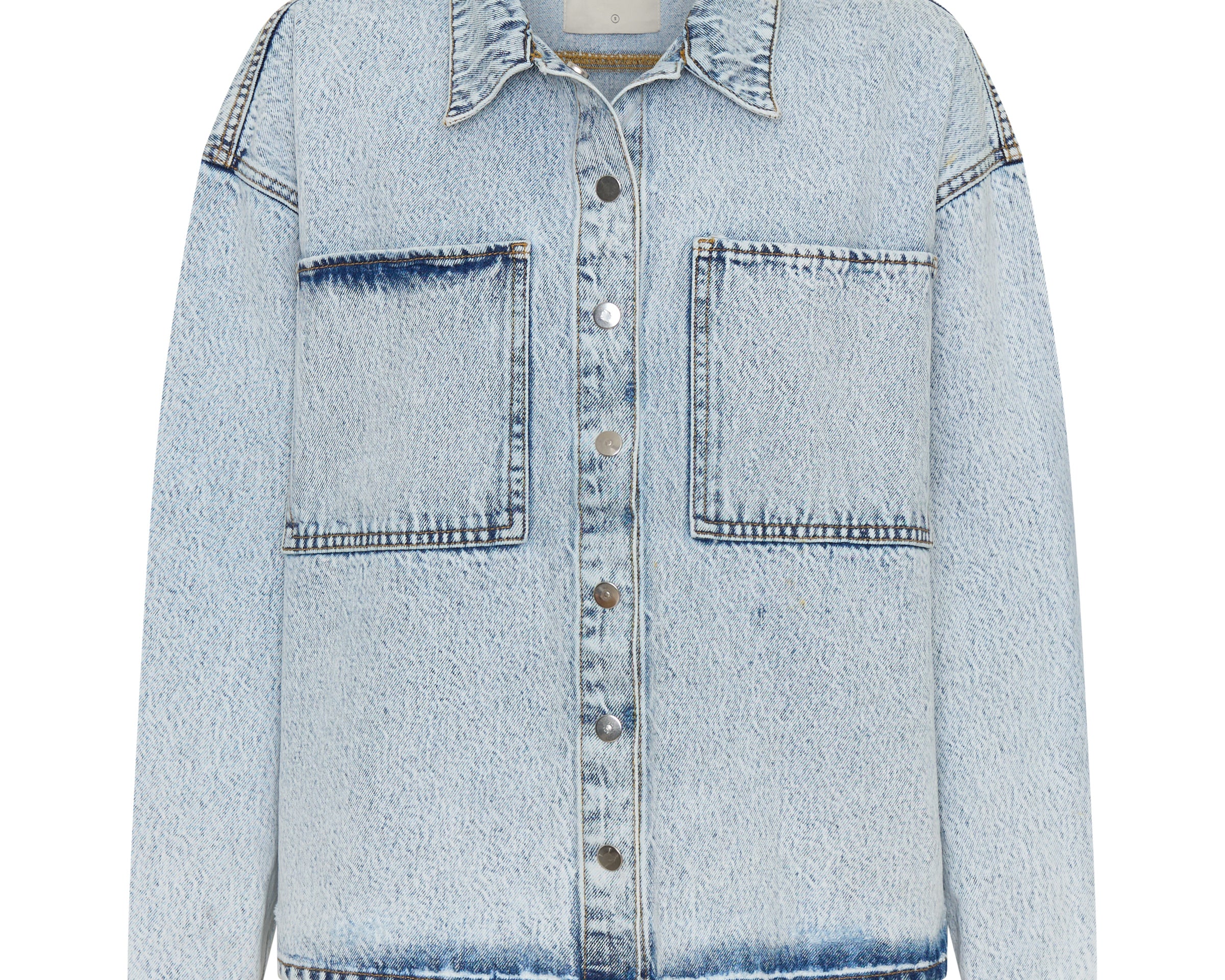 Je T'Aime Denim Shacket - Whisper Blue