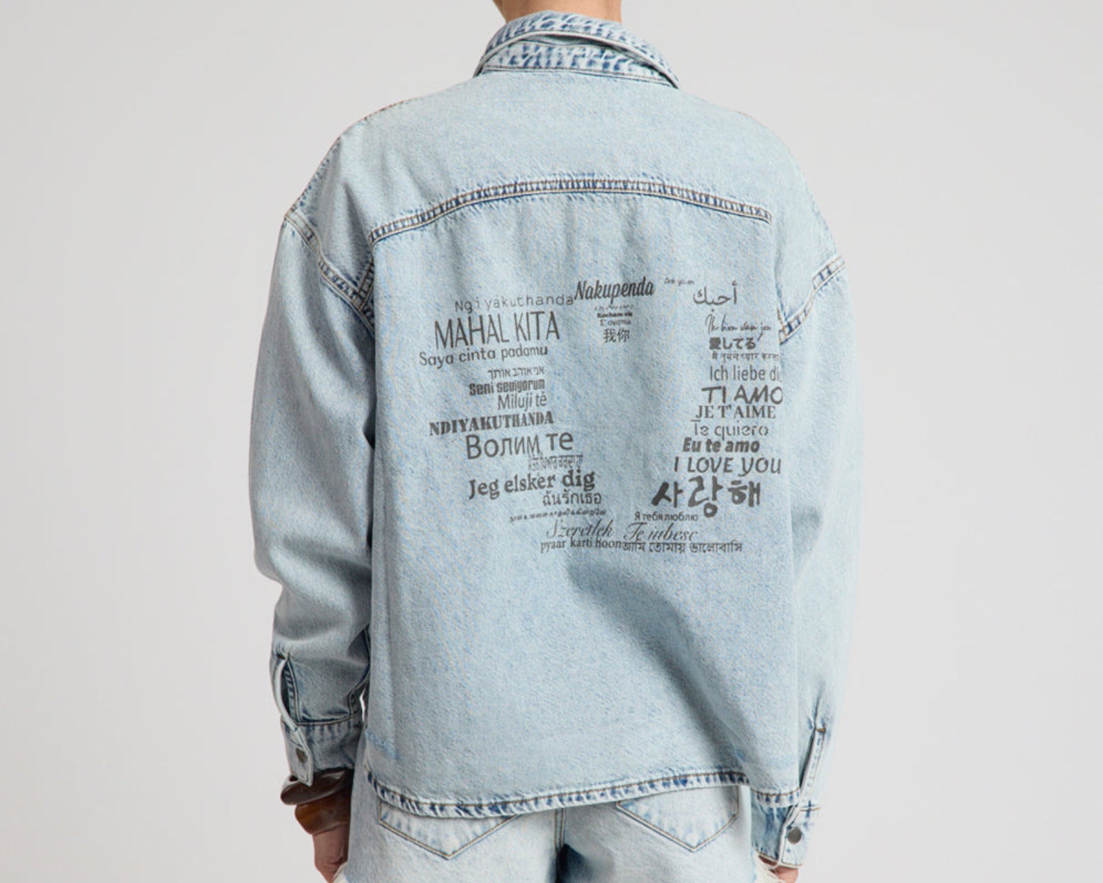 Je T'Aime Denim Shacket - Whisper Blue
