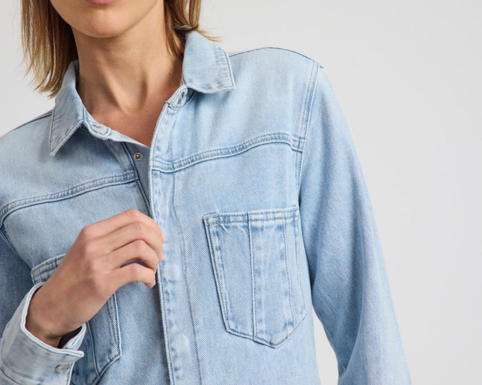 Prophecy Denim Jumpsuit - Blue Latte