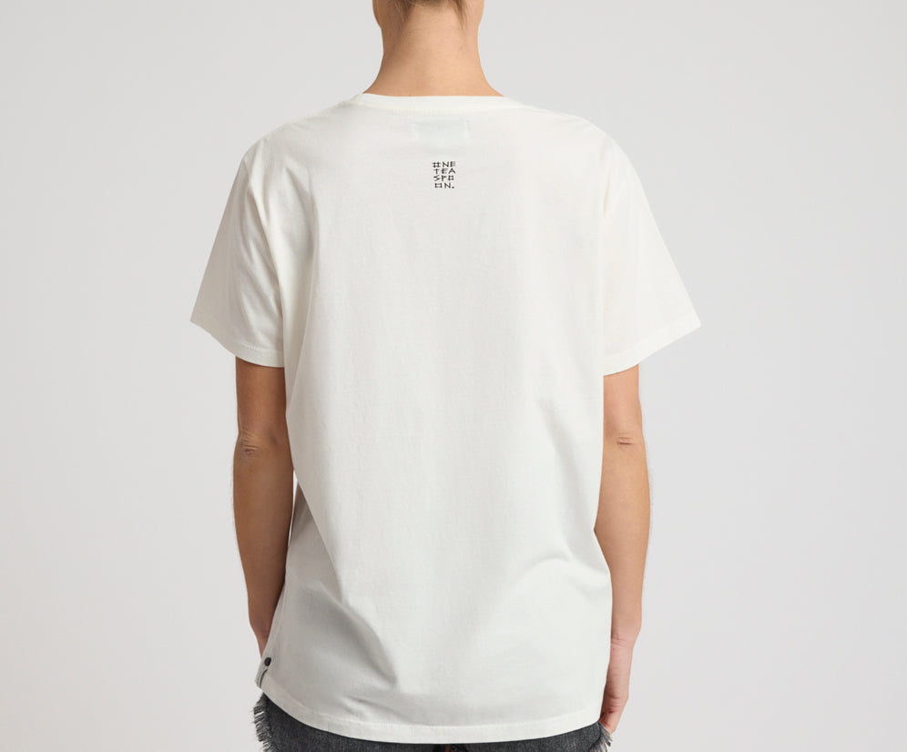 This Is Not A Dream Boyfriend Tee - White