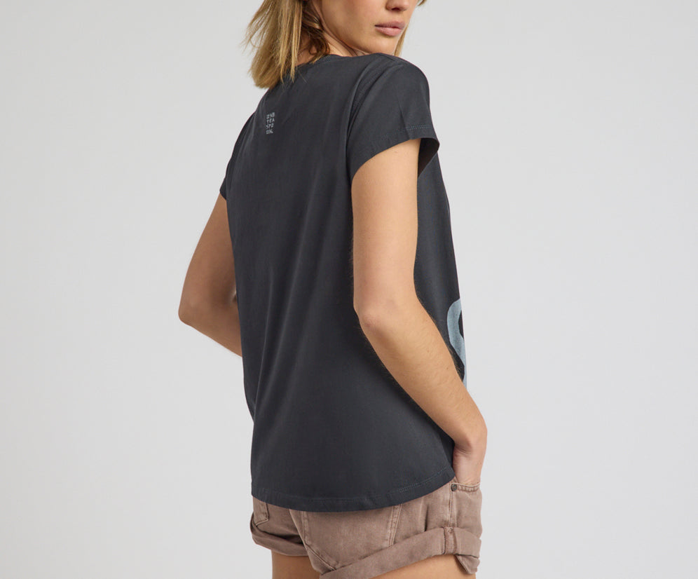 Love Street Classic Tee - Stone Wash Black