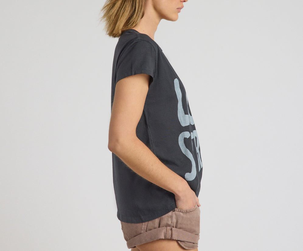 Love Street Classic Tee - Stone Wash Black