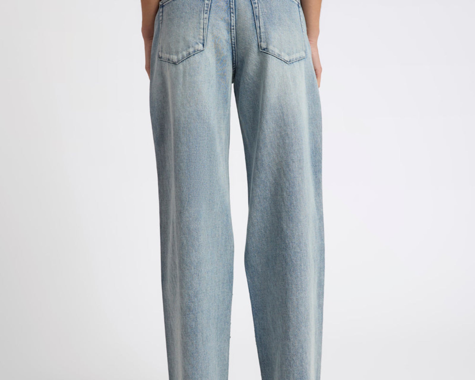 25th Anniversary Limited Edition Jackson Mid Waist Wide Leg Studded Denim Jeans - Salty Dog