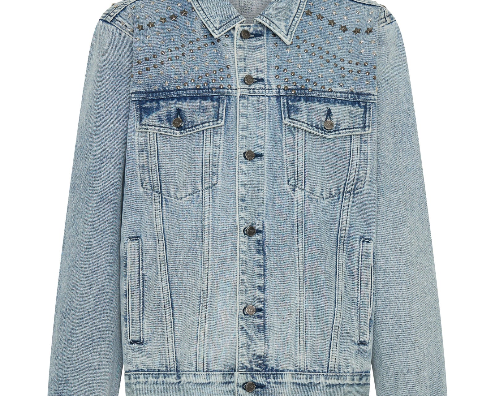 25th Anniversary Limited Edition Trucker Studded Denim Jacket - Salty Dog