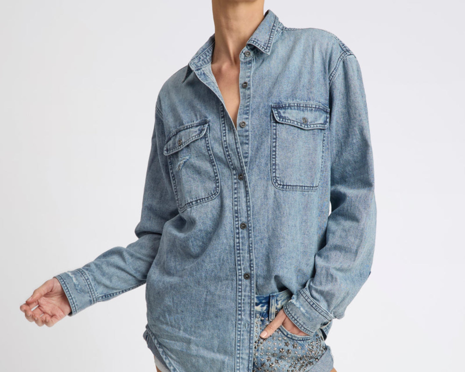 25th Anniversary Limited Edition Everyday Studded Denim Shirt - Salty Dog