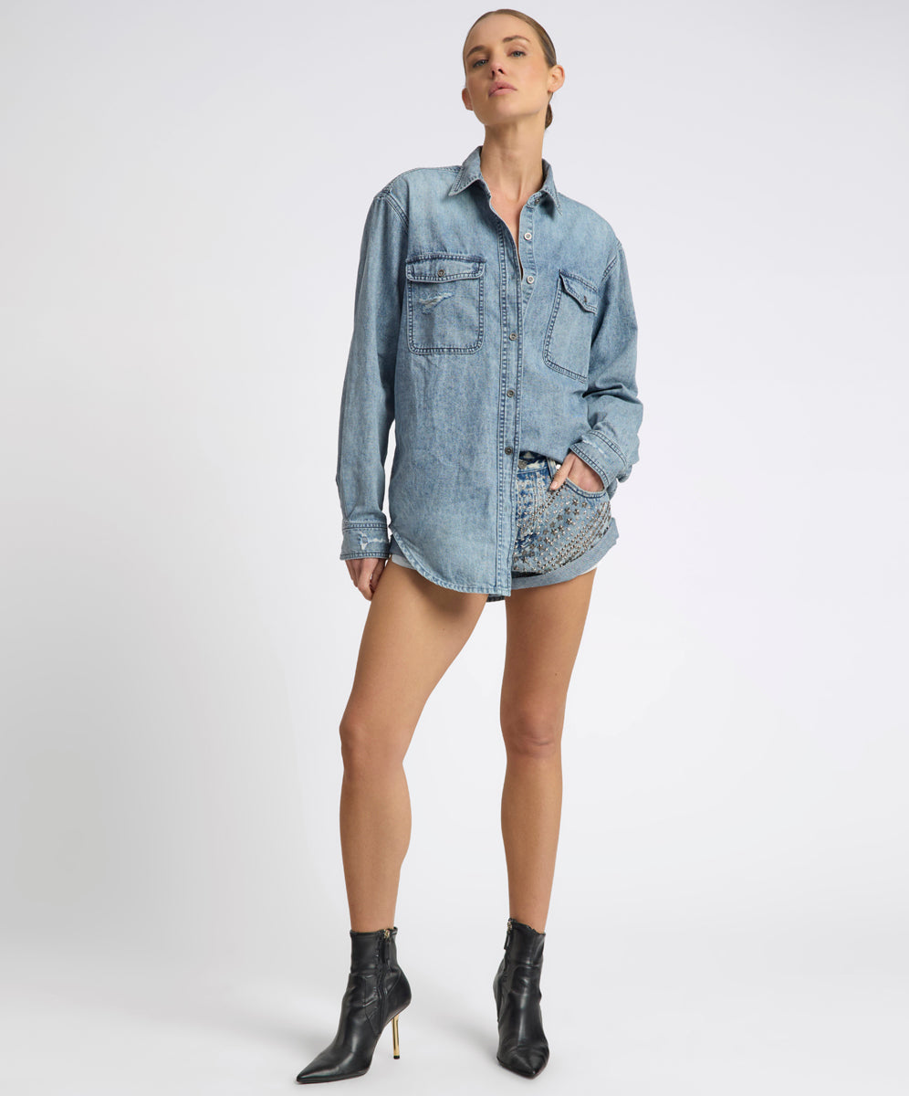 Jordan's Picks 25th Anniversary Limited Edition Everyday Studded Denim Shirt - Salty Dog