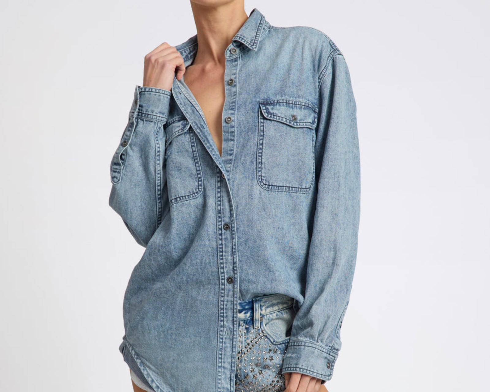 25th Anniversary Limited Edition Everyday Studded Denim Shirt - Salty Dog