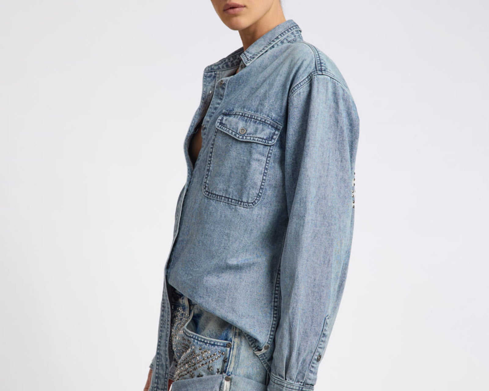 25th Anniversary Limited Edition Everyday Studded Denim Shirt - Salty Dog