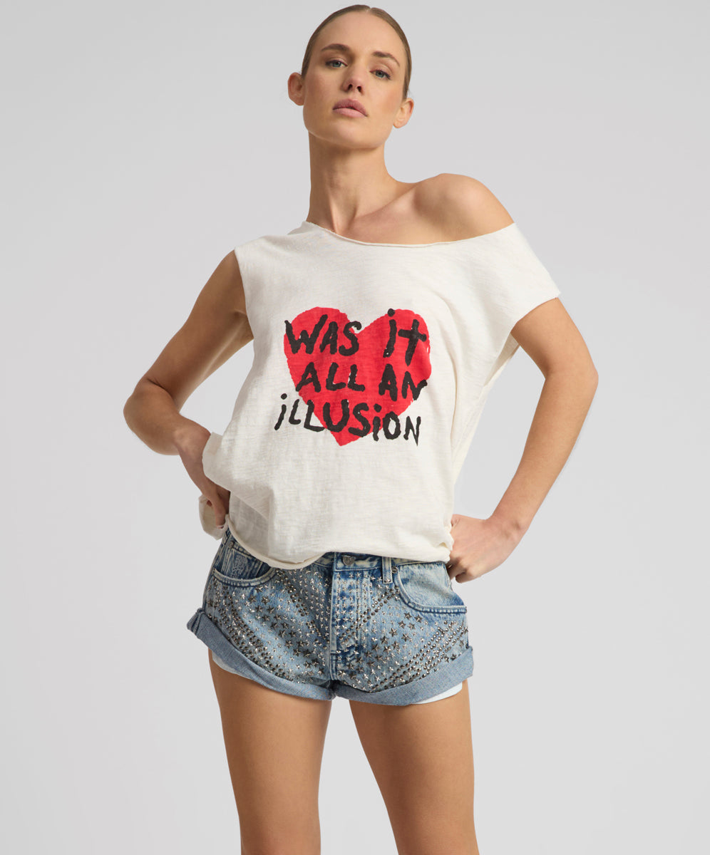 Jordan's Picks 25th Anniversary Was It All An Illusion Tee - White