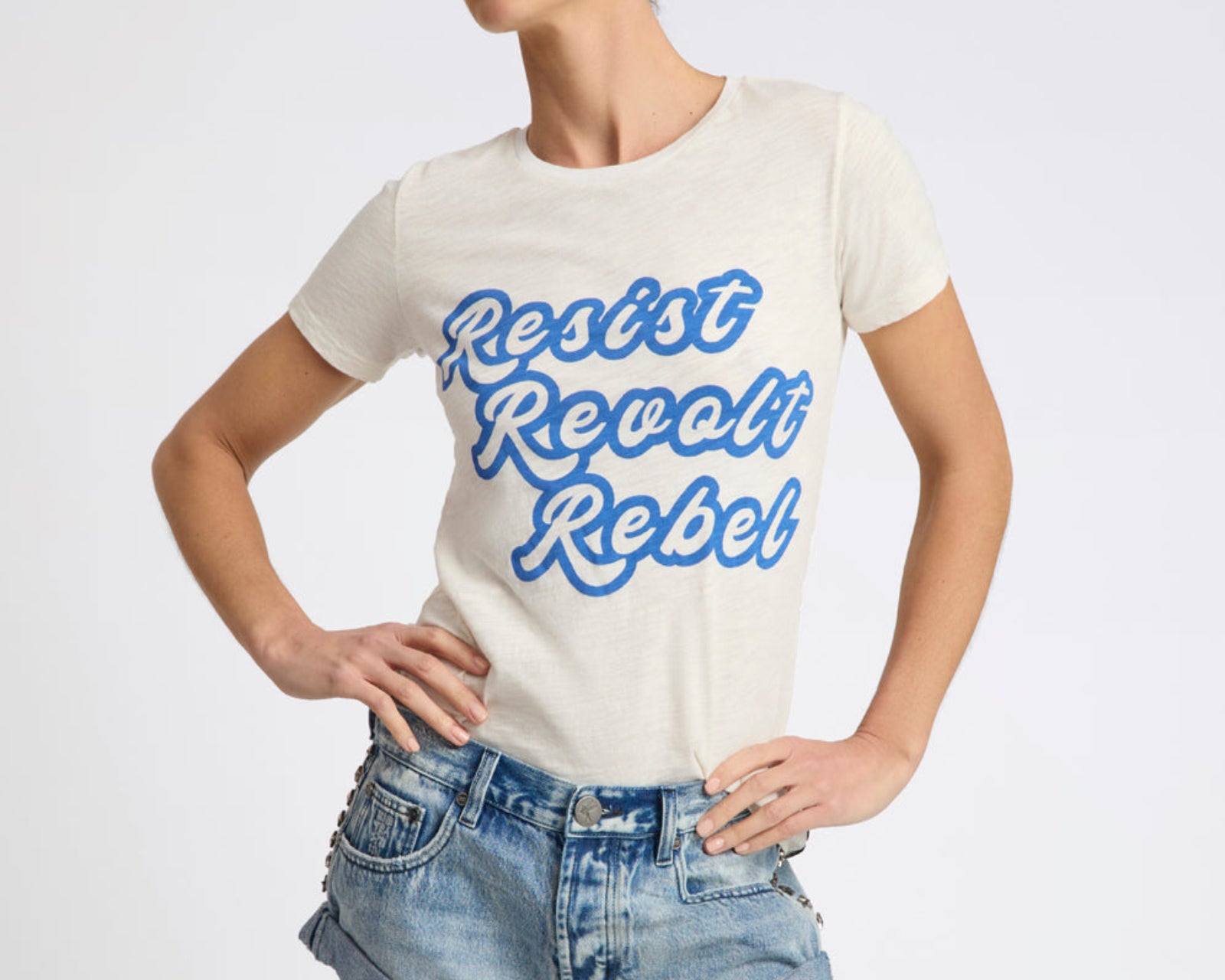 25th Anniversary Resist Revolt Rebel Tee - White