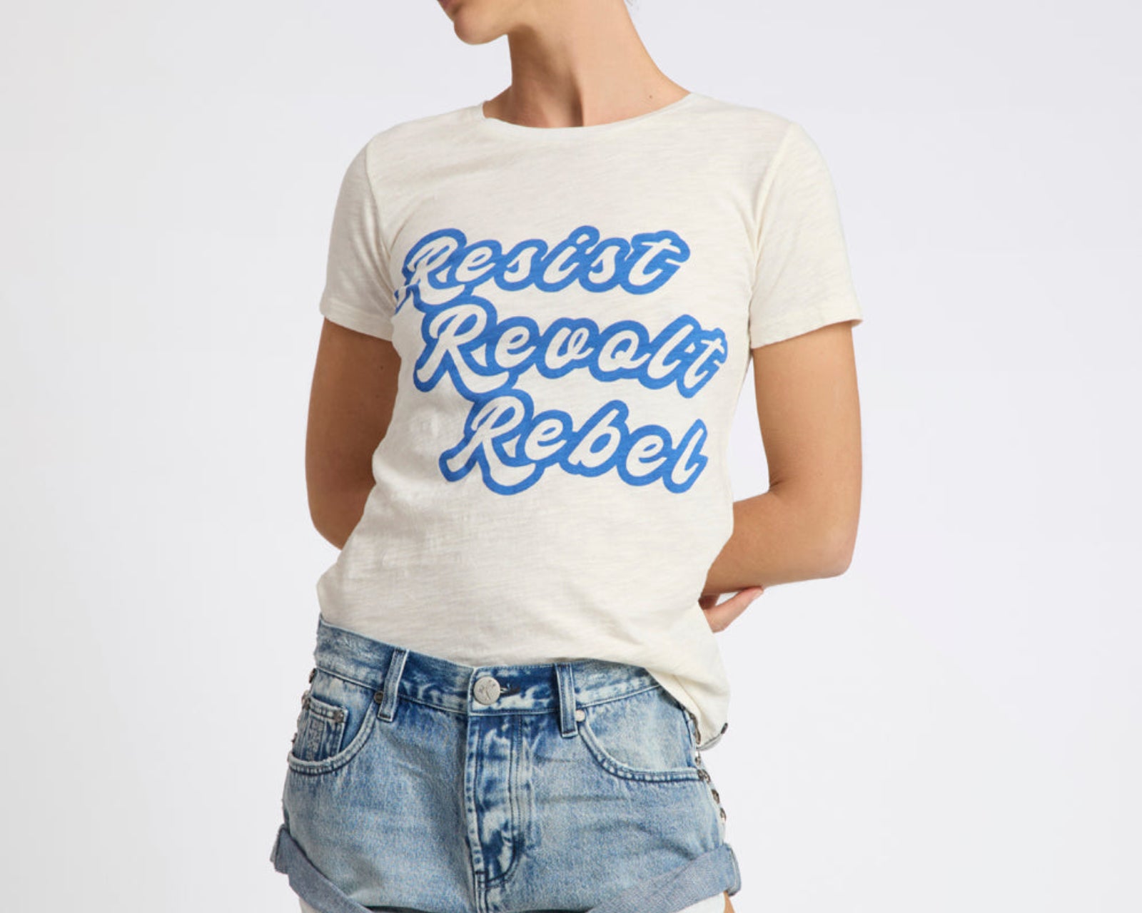 25th Anniversary Resist Revolt Rebel Tee - White