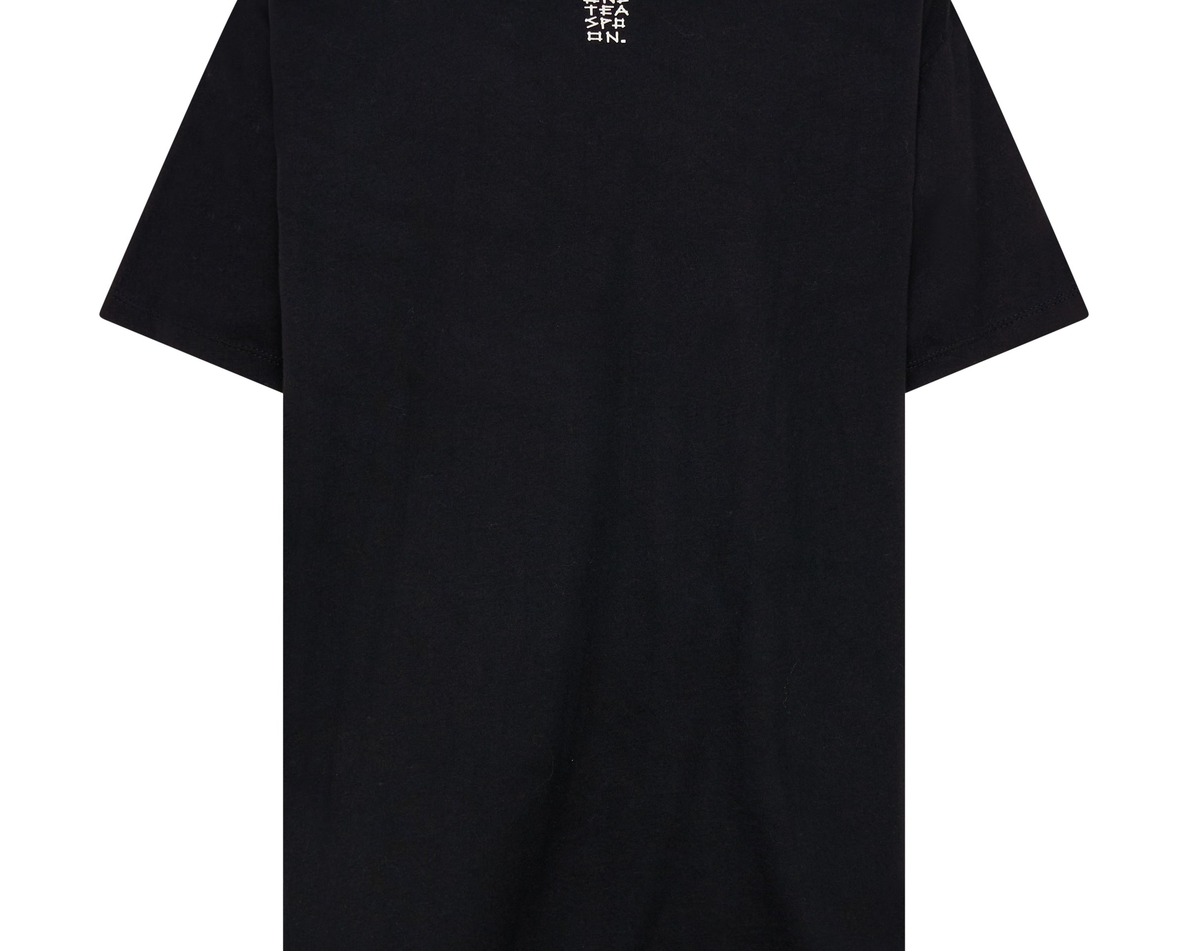 Brushed Bowerbird Boyfriend Tee - Black